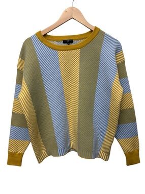 FRNCH Paris Striped Crew Neck Sweater
